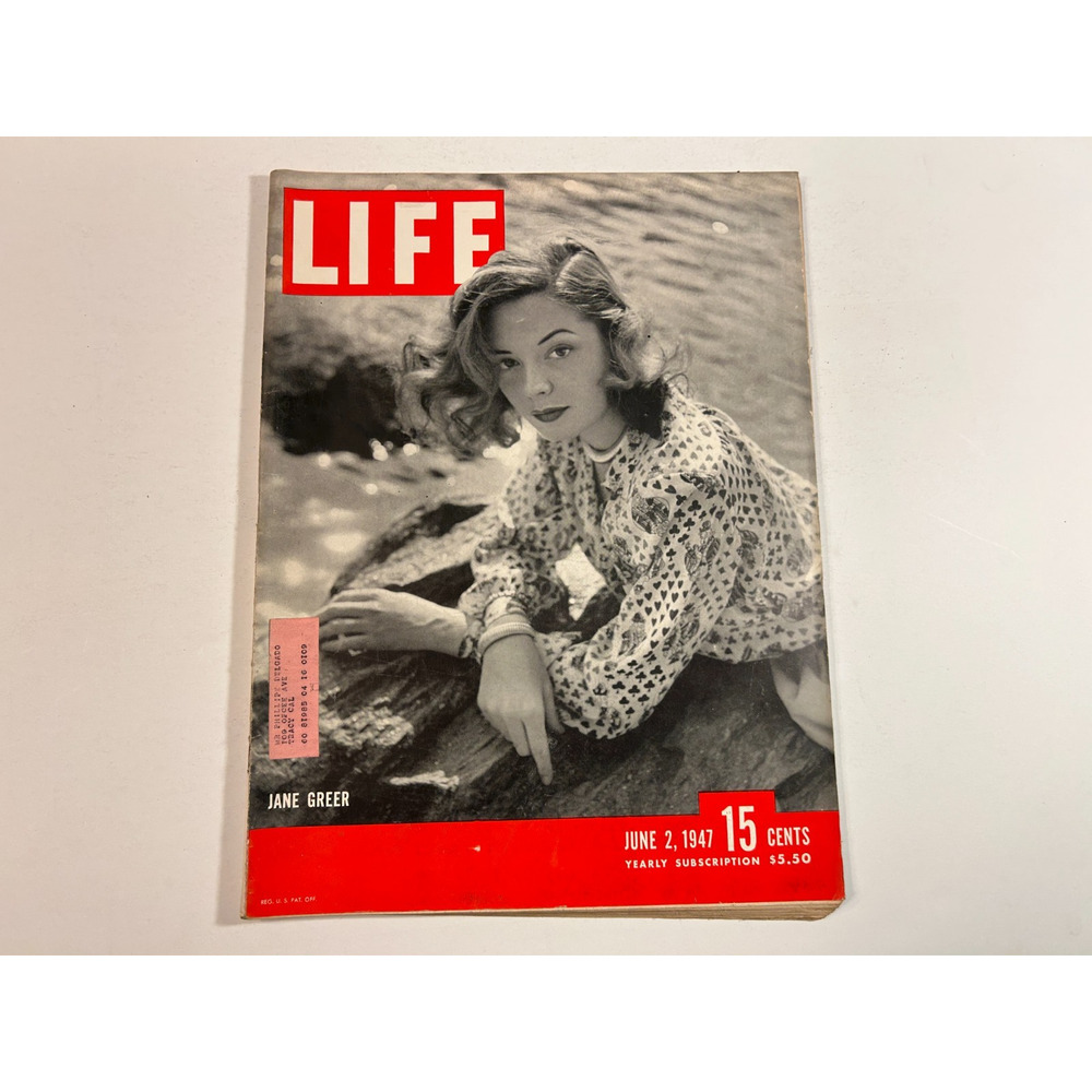 LIFE Magazine June 2 1947 Jane Greer Classic Hollywood Vintage Issue